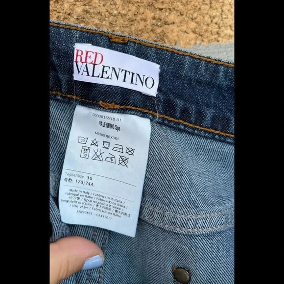 Red Valentino culottes jeans size 30 - Picture 9 of 9